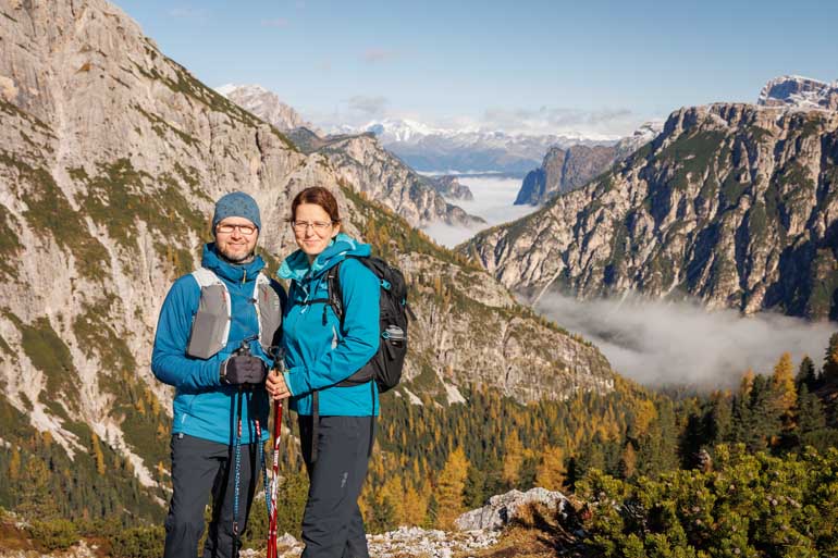 Nordic Walking Itálie Dolomity